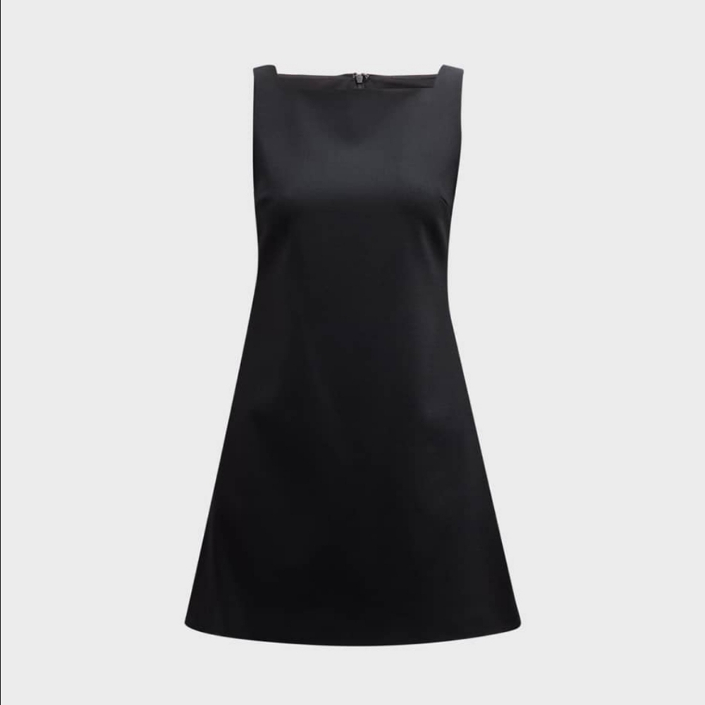 Theory Black A-Line Mini Dress